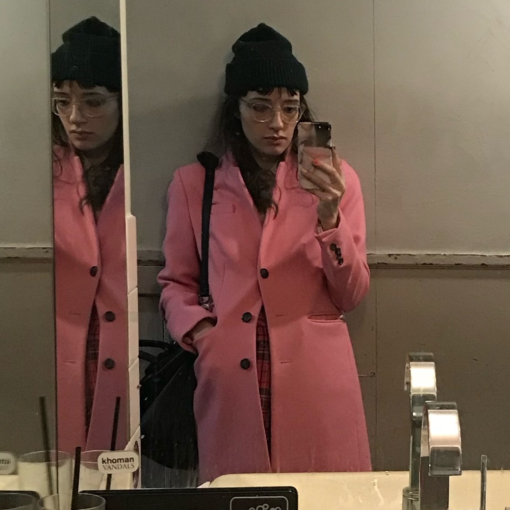Pink Wool Coat 🌸🌷🎀